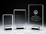 Clear Crystal Plaque - S